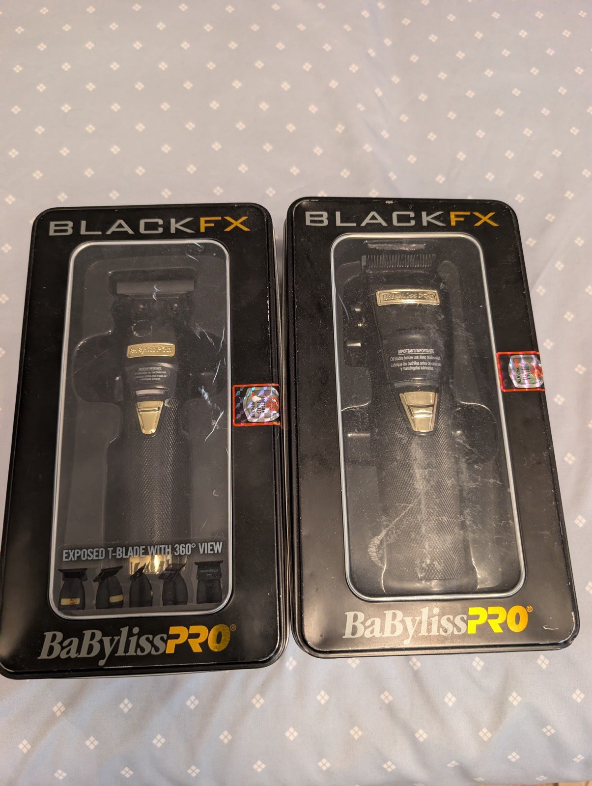 Babyliss Pro BLACKFX FX870BN Clipper & FX787BN Skeleton Trimmer Combo