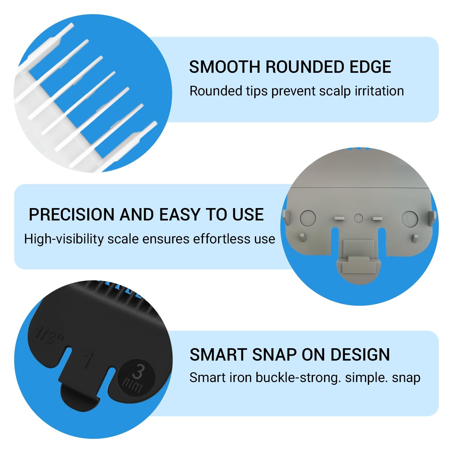 Compatible with Wahl Clipper Guards Set,Compatible 1/2 Clipper…