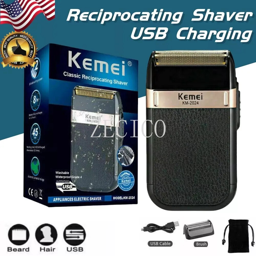 Kemei Hair Trimmer Baldheaded Hair Beard Clipper Cordless Grooming Kits KM-1931