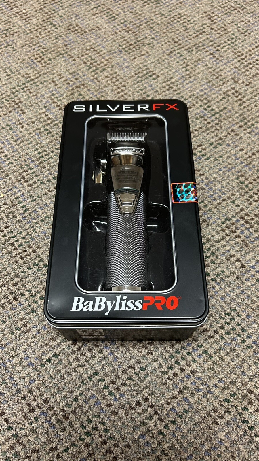 BaBylissPRO SILVERFX Cordless Hair Clipper | FX870S Brand New