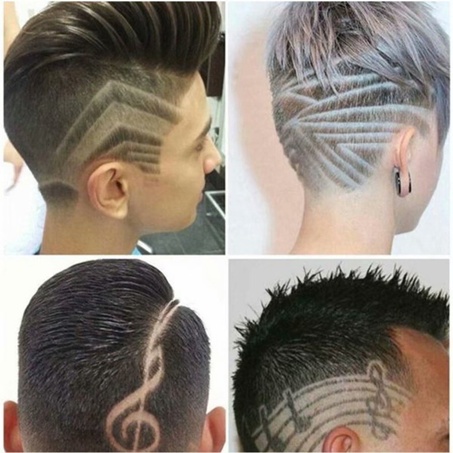 1 Set Hair Engraving Pen Razor Shaver Beard Design Tattoo Eyebrows Barber B415