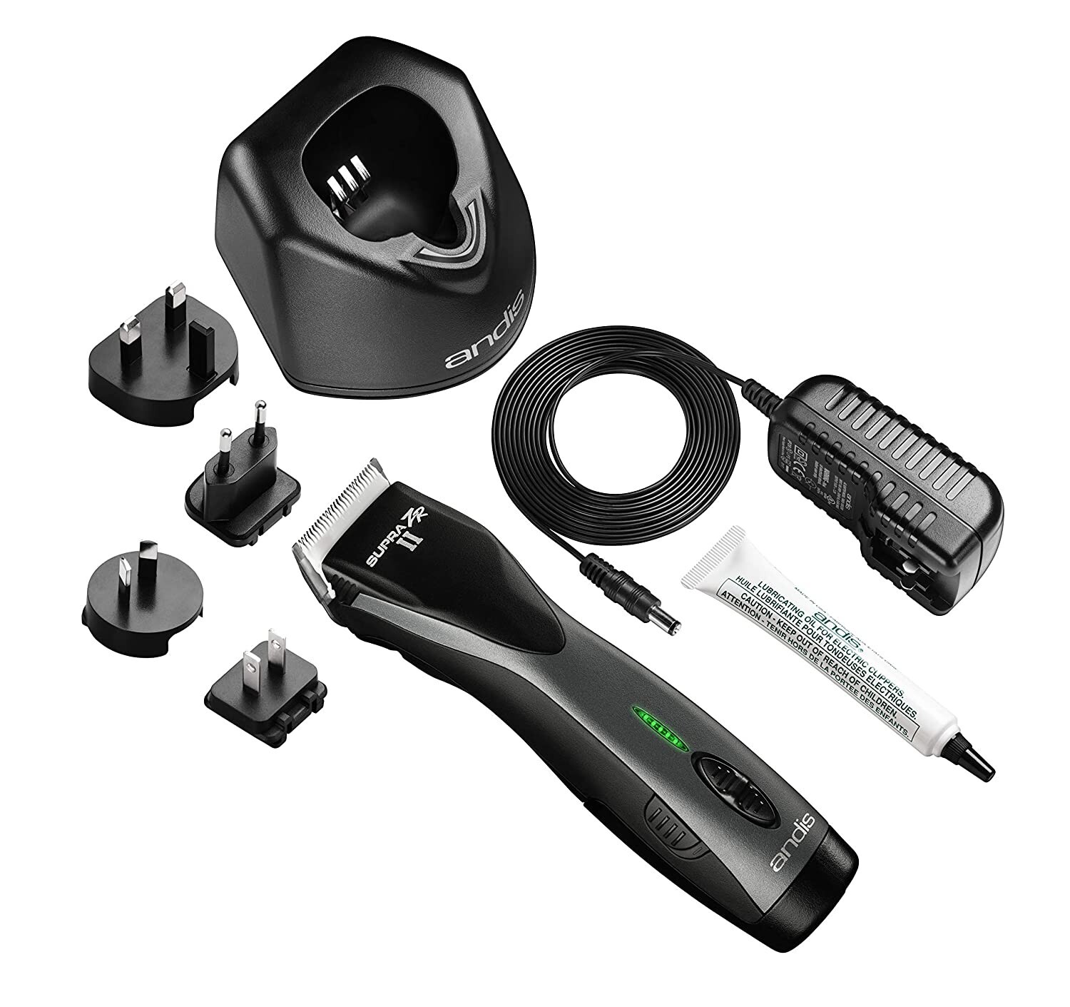 Andis Professional Supra ZR II Cordless Detachable Blade Clipper 79005 DBLC-2