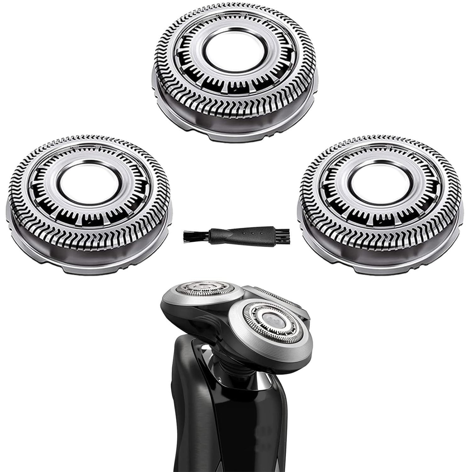Pack of 3 SH90 Replacement Heads for Philips Shaver Series 9000 8000