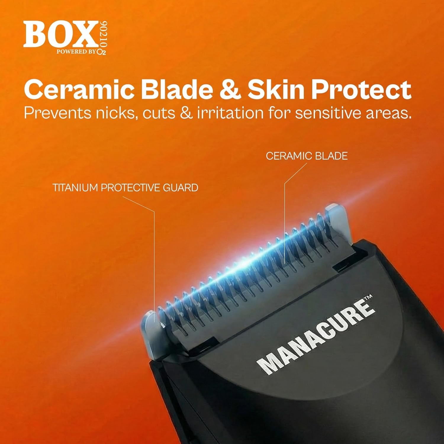 MANACURE Full Body Trimmer – Waterproof Ceramic Blade Groomer T56-7