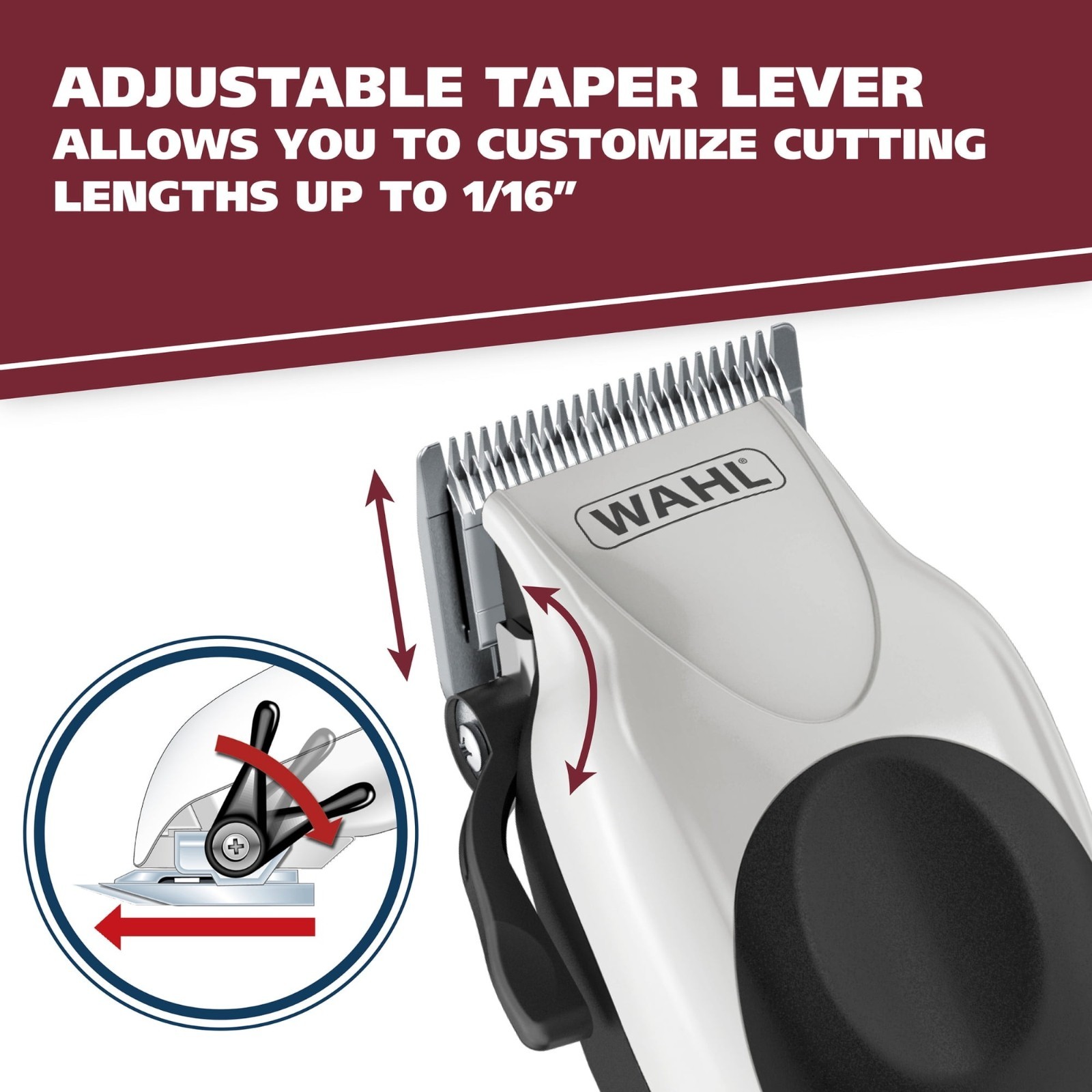 Wahl Color Pro Plus Haircut Kit Corded Clippers 79752T FREESHIP