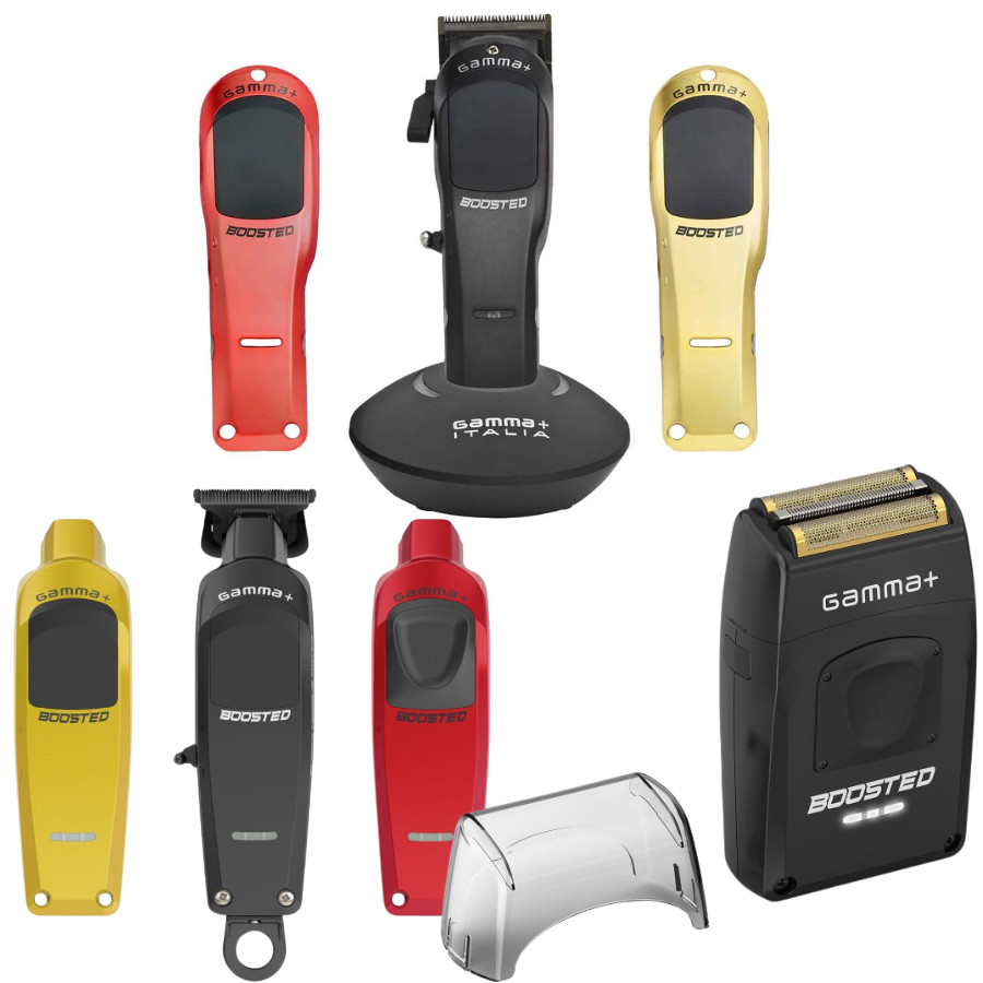 Gamma+ Boosted Super Torque Motor Cordless Clipper, Trimmer & Shaver Combo set
