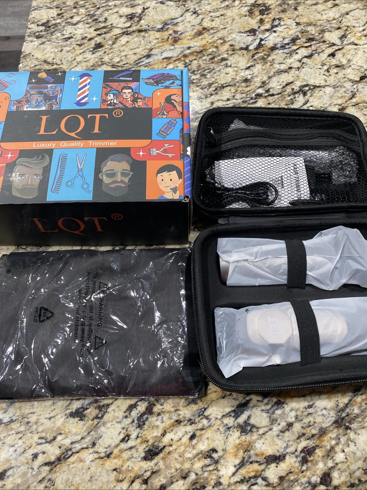 LQT Luxury Quality Trimmer All in one set With LED Display BRONZE- NEW