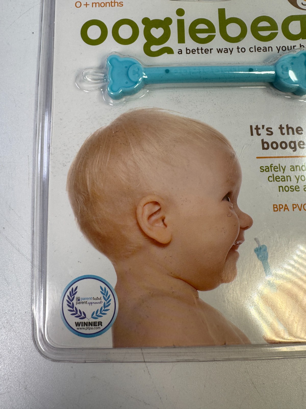 Oogiebear Baby Booger Tool Nasal Ear Cleaner Blue 0+ Months New Sealed