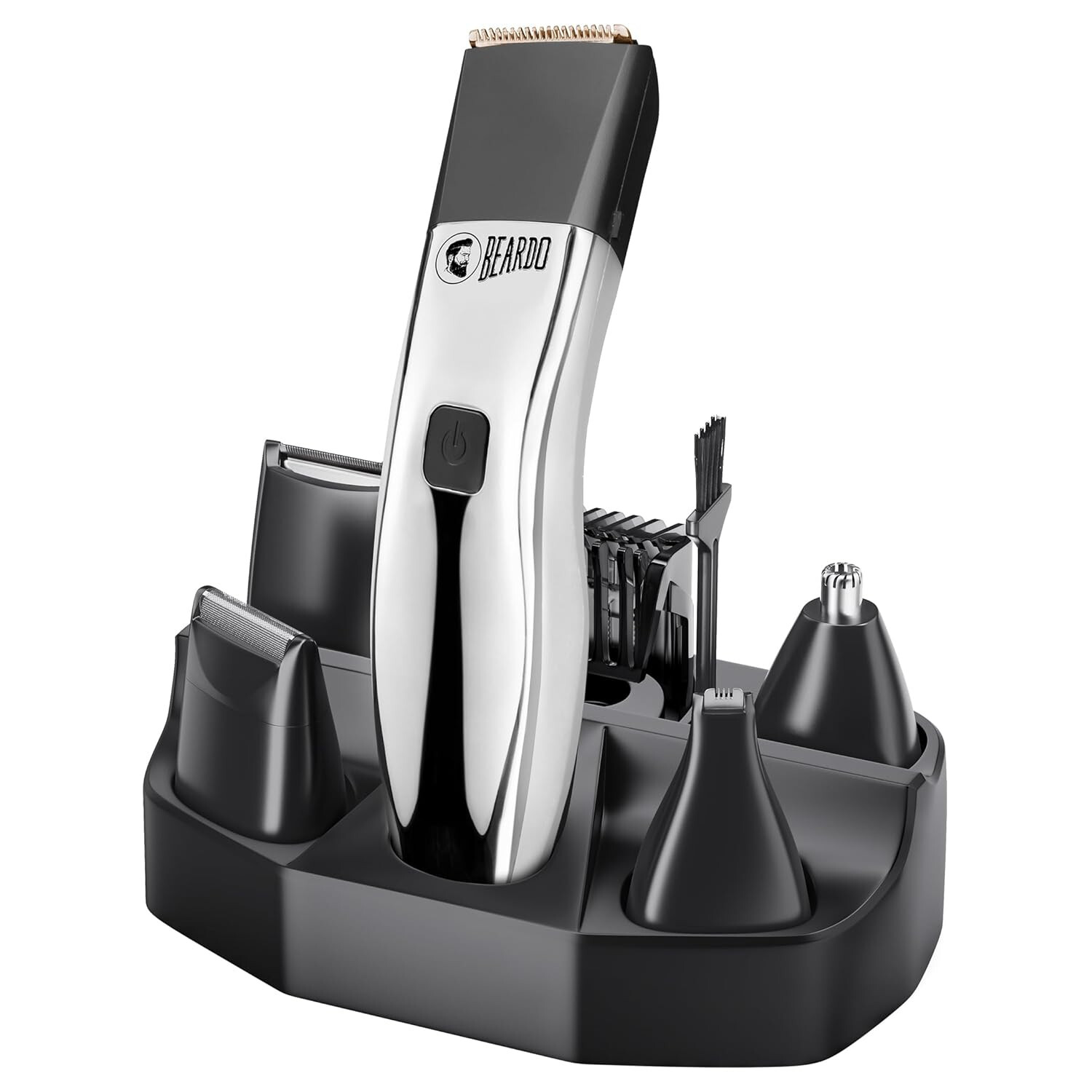 Beardo Trimmer for Mens, Hair Trimmer, Stainless Steel,‎ Waterproof,‎‎Chrome,