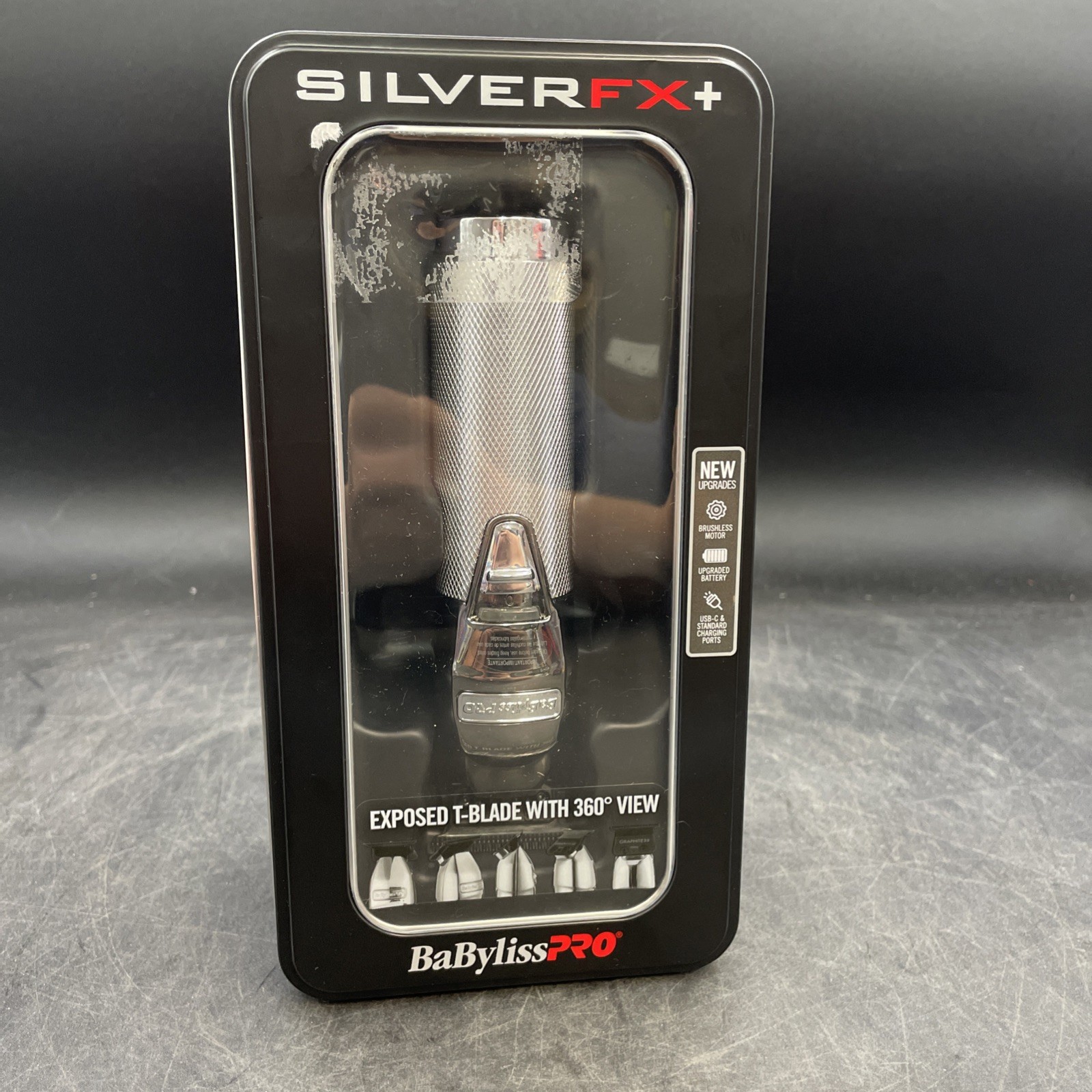 BaBylissPRO SilverFX+ All-Metal Lithium Outlining Trimmer (51135)