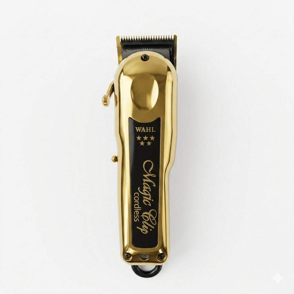 Wahl 5-Star Gold Cordless Magic Clip Hair Clipper Pro Barber Trimmer #8148-700
