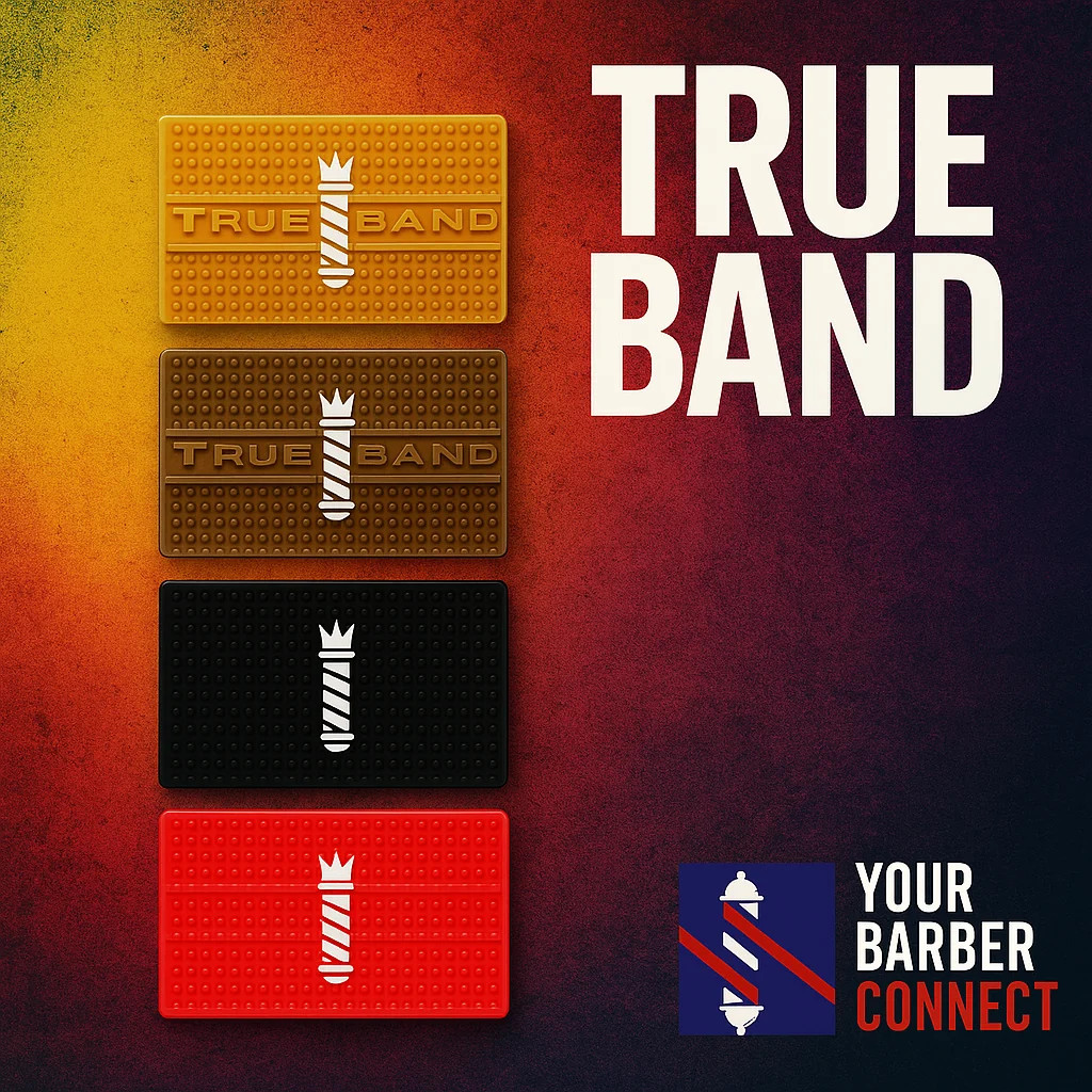 True Band Clipper/Trimmer Grip Slim Size – 4 Pack (Gold, Copper, Black, Red)