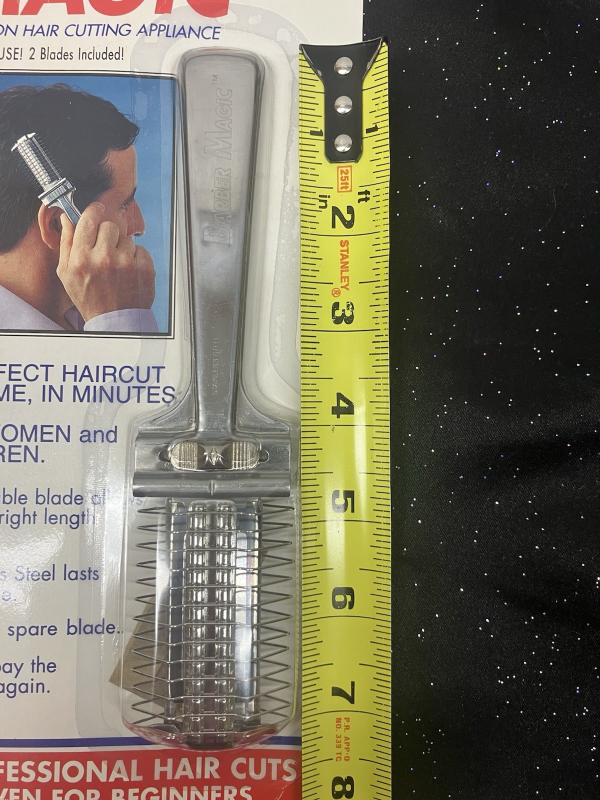 Barber Magic Precision Hair Cutting Appliance Razor Blade Cutter Stainless New