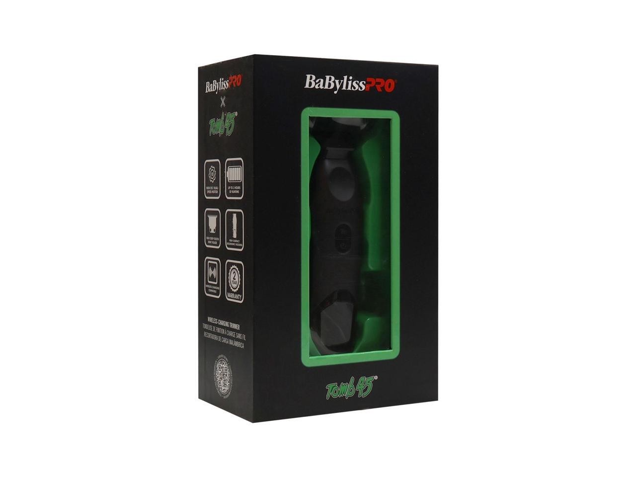 BaBylissPRO FXT45T x Tomb45 Wireless-Charging Hair Trimmer for Men