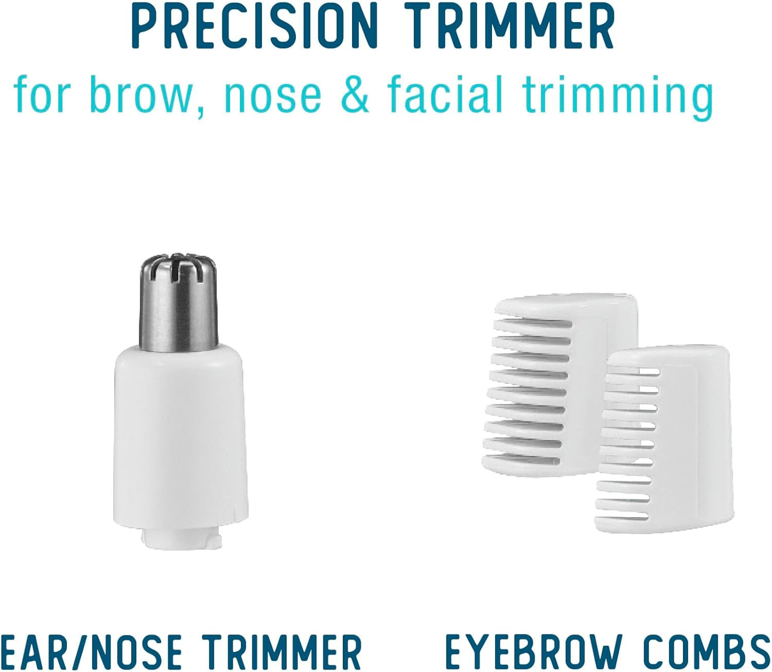 Conair All-In-1 Facial Hair Trimmer for Women, Perfect for Face, Ear/Nose and Ey