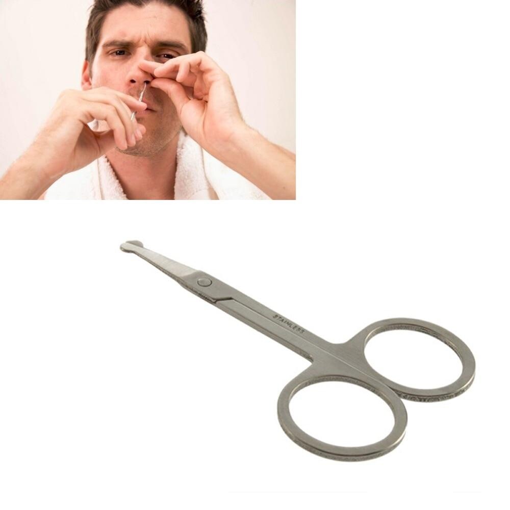 1 Set Beard Mustache Nose Ear Scissors Comb Trimming Kit Facial Hair Trimmer