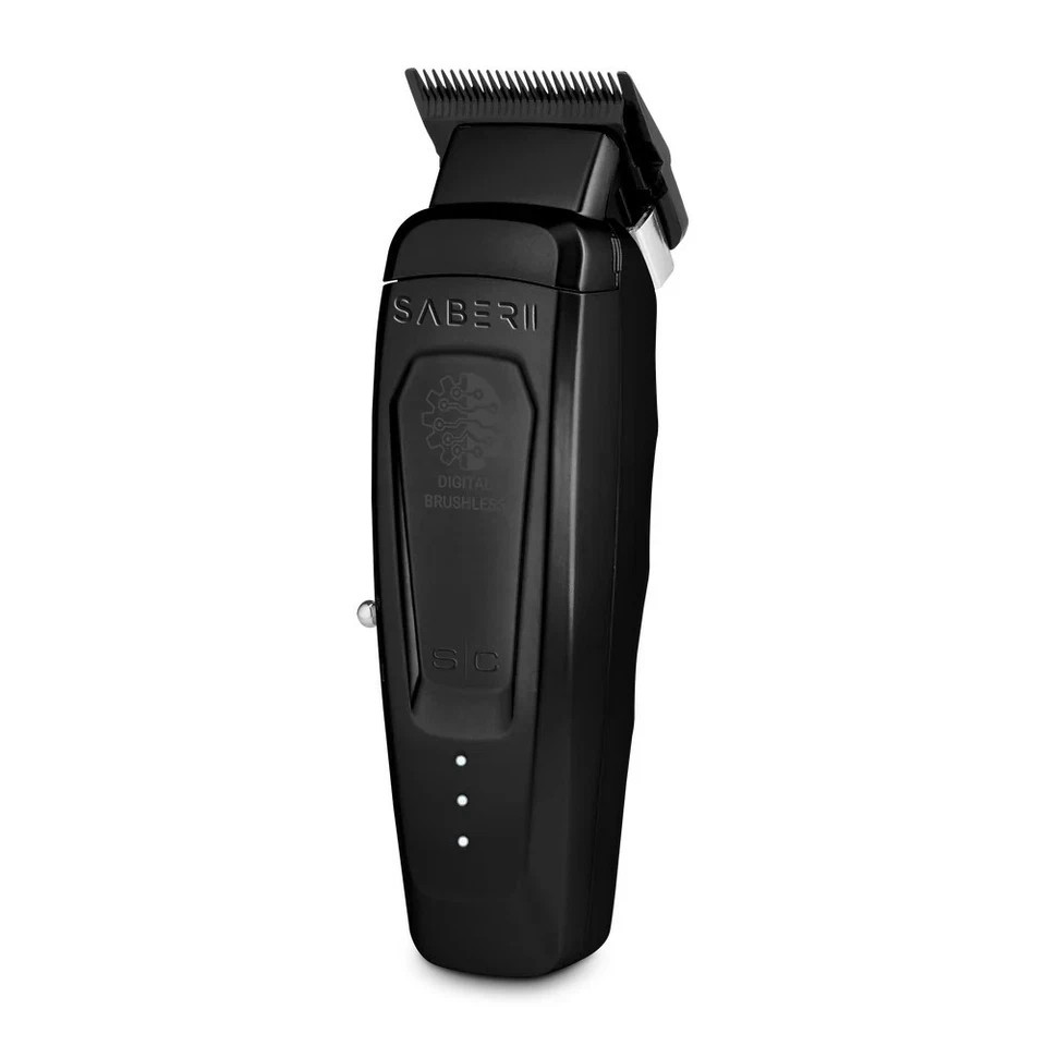 StyleCraft Saber ⅠⅠ Cordless Clipper w/Digital Brushless Motor Black | SC617B