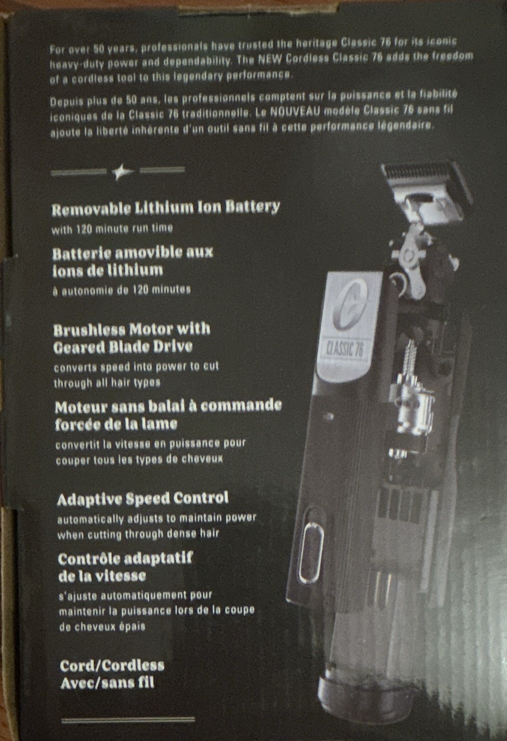 Oster® Professional™ Cordless Classic 76® Clipper, Exclusive Series