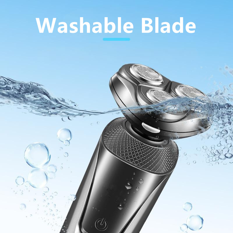 Electric Shaver Rechargeable Razor Wet Dry Nose Beard Trimmer For Men Waterproof
