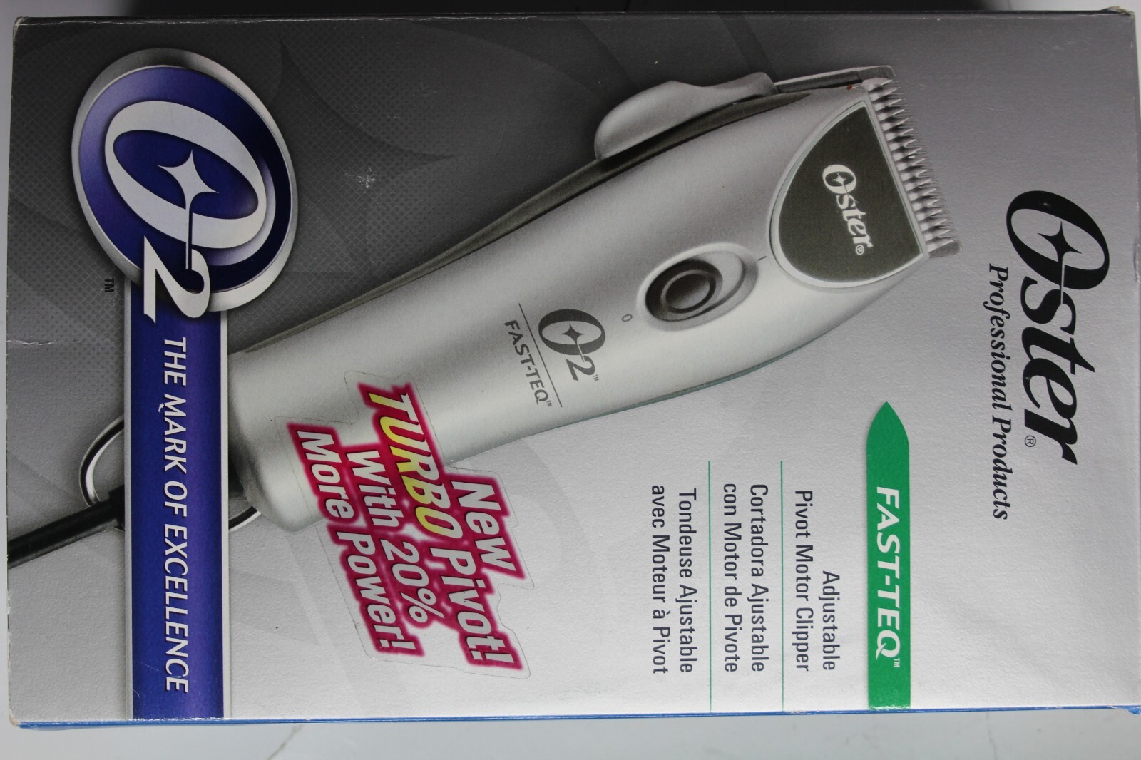 OSTER Q2 FAST-TEQ ADJUSTABLE PIVOT MOTOR CLIPPER 76956-010 INCLUDES 76913-506