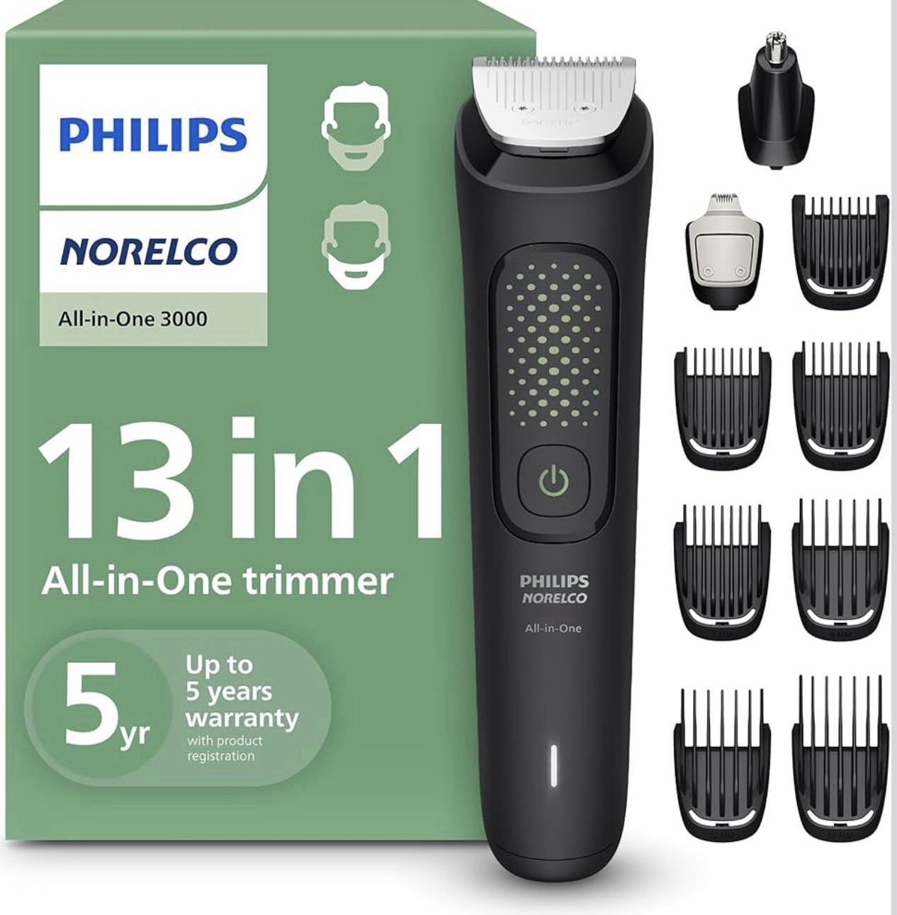 Philips Norelco All-in-One 3000 Series 13 in 1 Trimmer MG3919/50