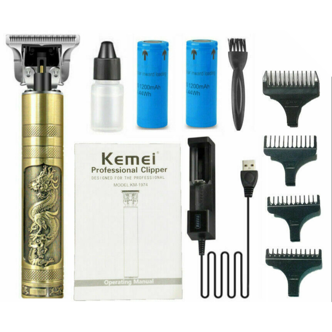 Kemei Dragon Cordless Hair Clippers Trimmer Shaver Clipper Cutting Beard Barber
