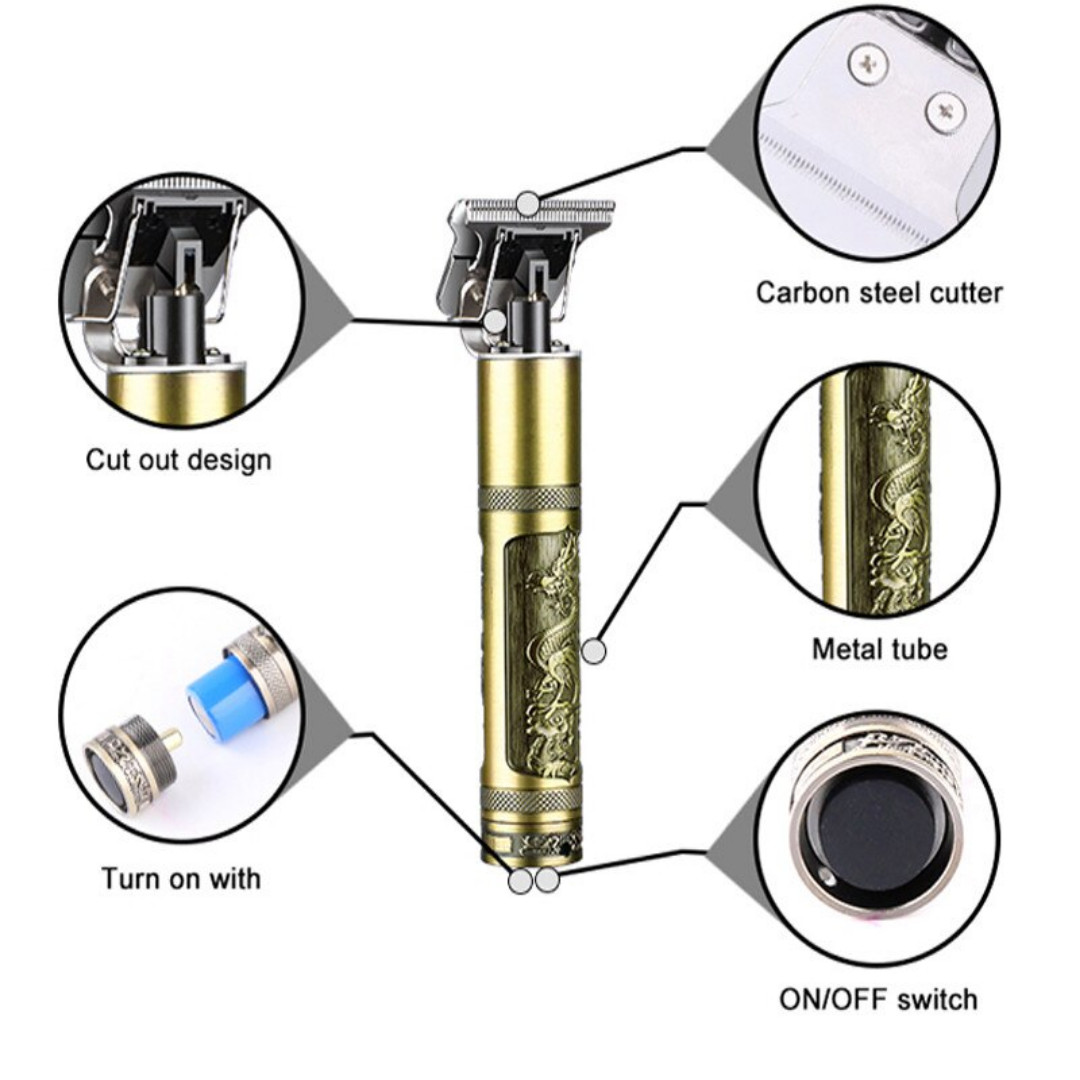 Kemei Dragon Cordless Hair Clippers Trimmer Shaver Clipper Cutting Beard Barber