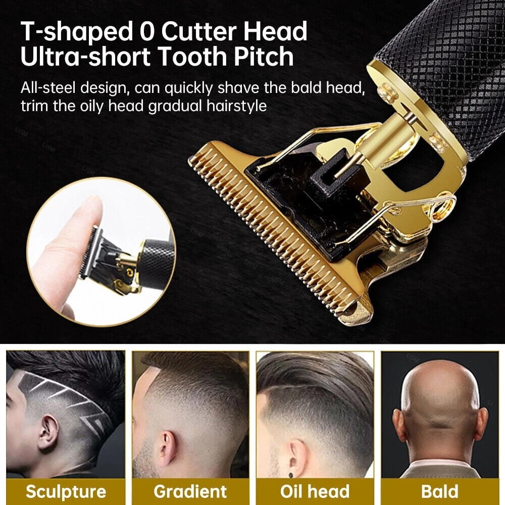 Professional Hair Clippers Trimmer Shaving Machine Cutting Beard Cordless Barber