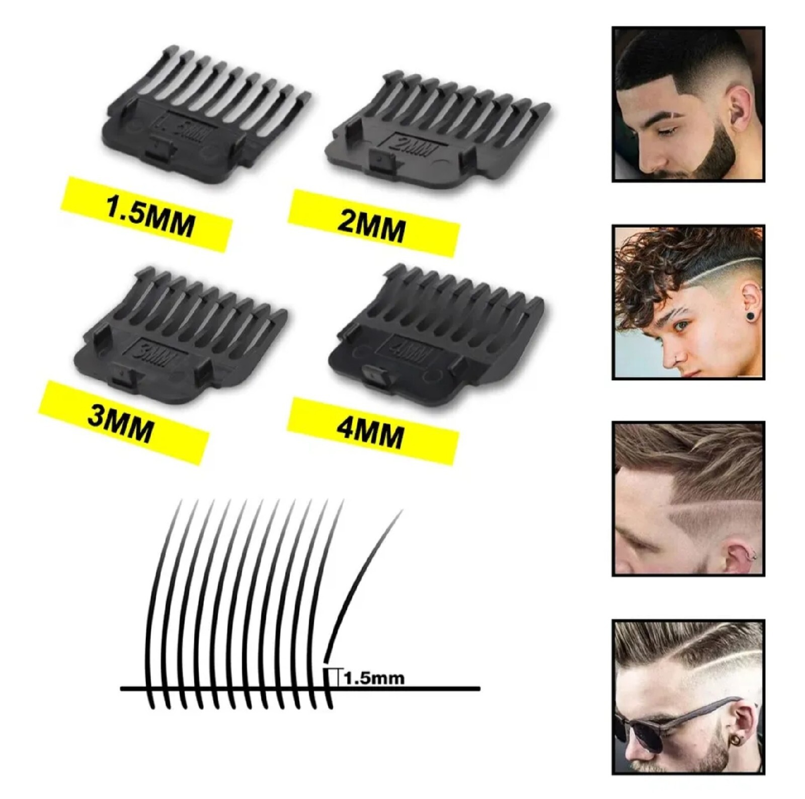 ABS electric hair clipper, retro oil head rechargeable shavers.Gray color.
