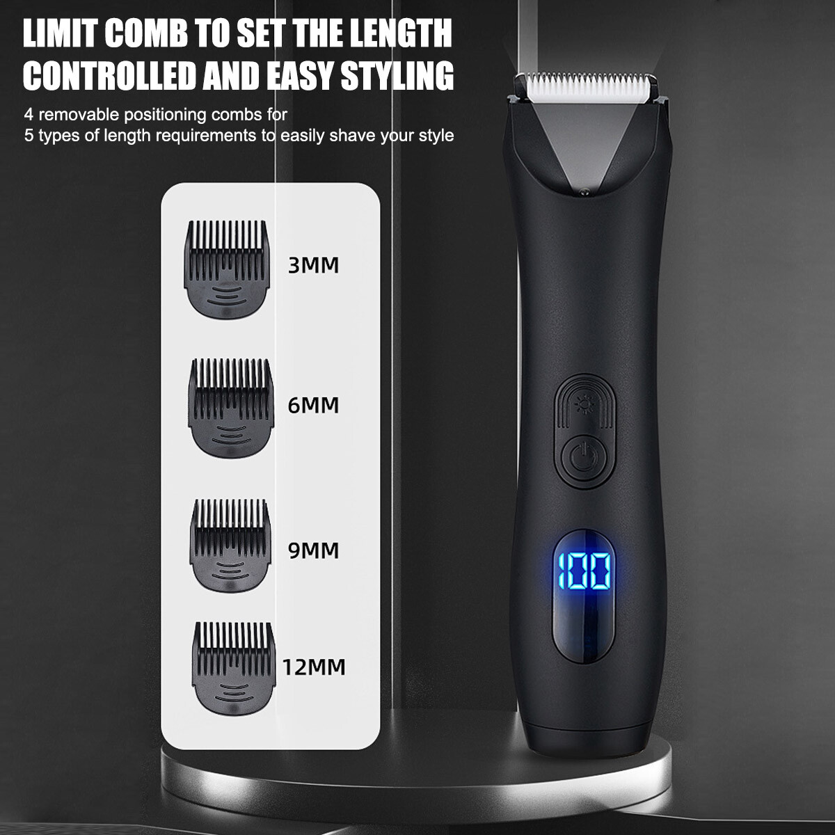 Manscape Ball Trimmer Body Hair Trimmer for Men’s Pubic Hair Trimmer Ball Shaver