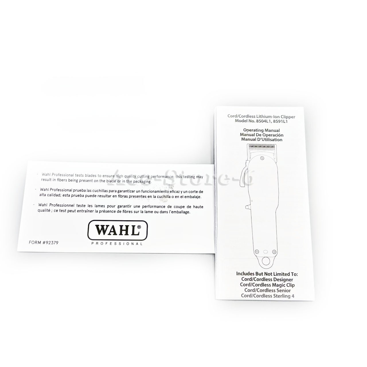 Professional Wahl 5 Star Clipper Cordless Detailer Senior Cordless 8504-400 USA