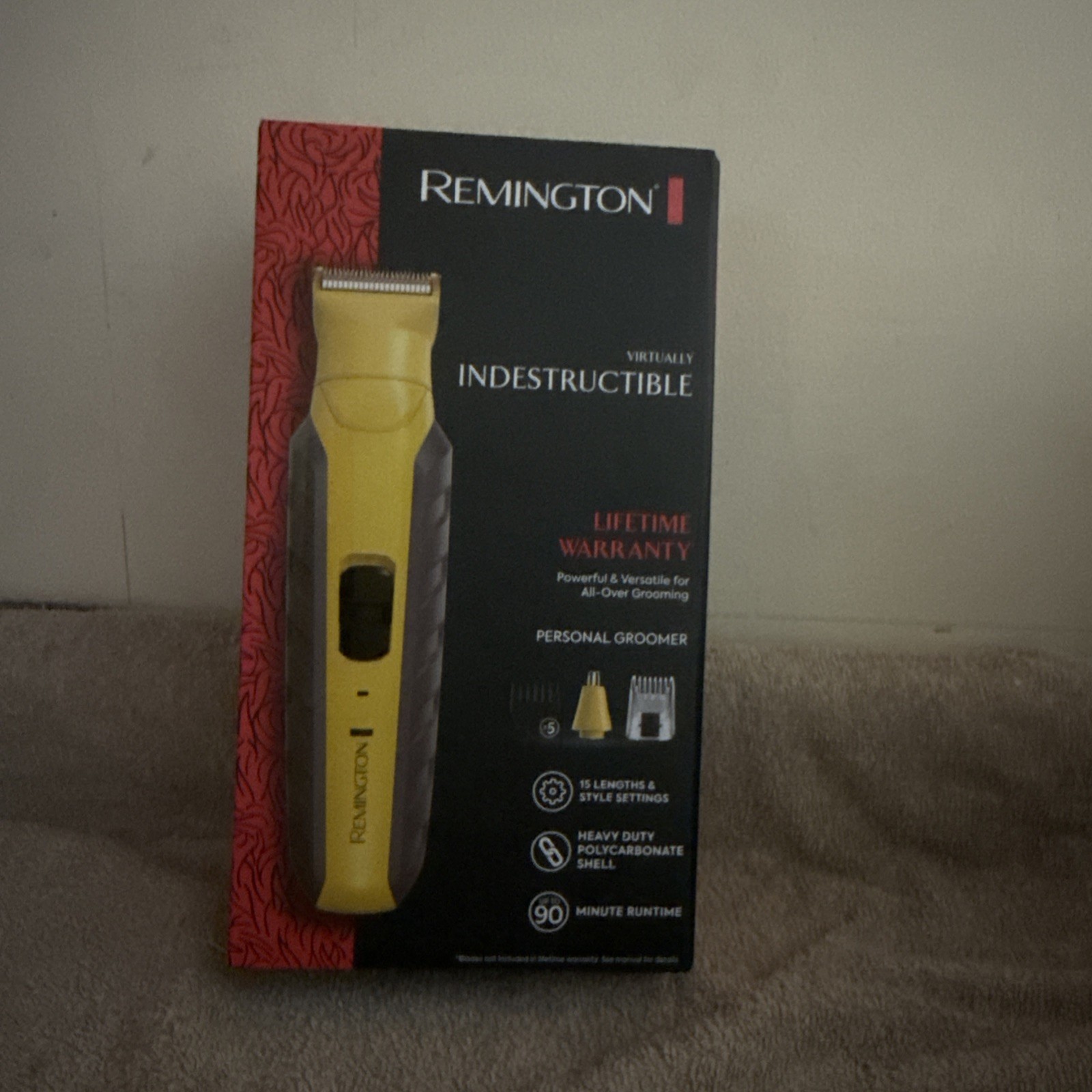 Remington Virtually Indestructible Personal Groomer Trimmer Hair Nose Ear