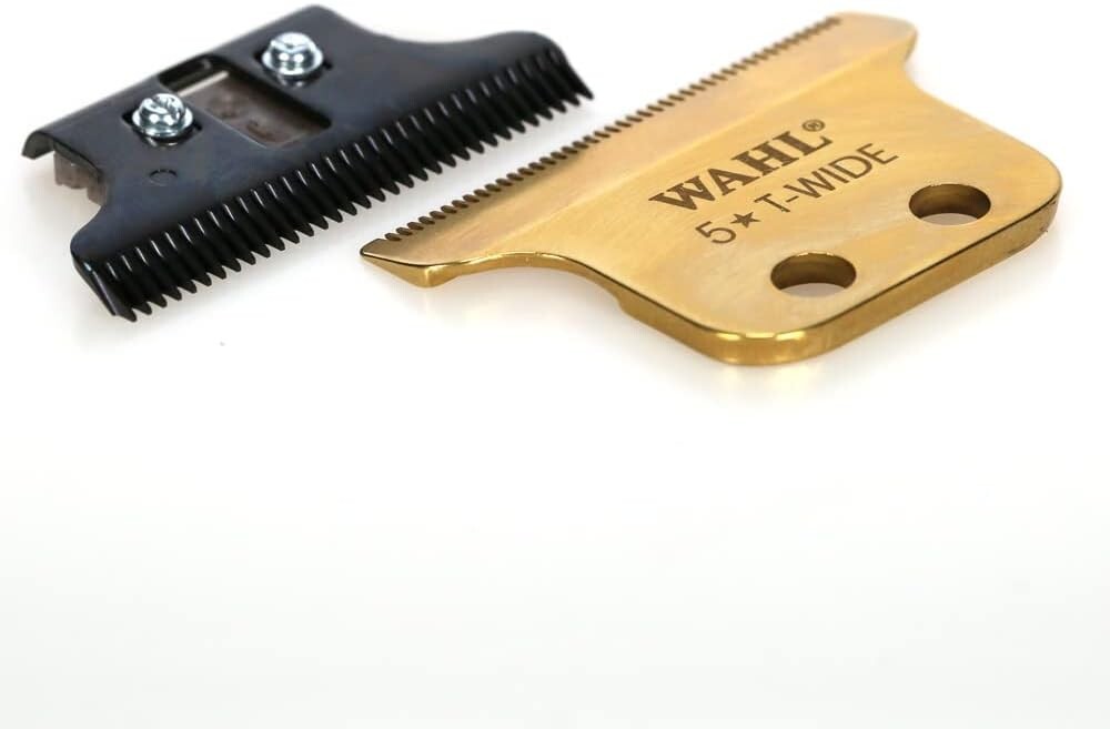 Wahl Detailer Li Gold Replacement T-Wide Blade Titanium DLC #2215-700