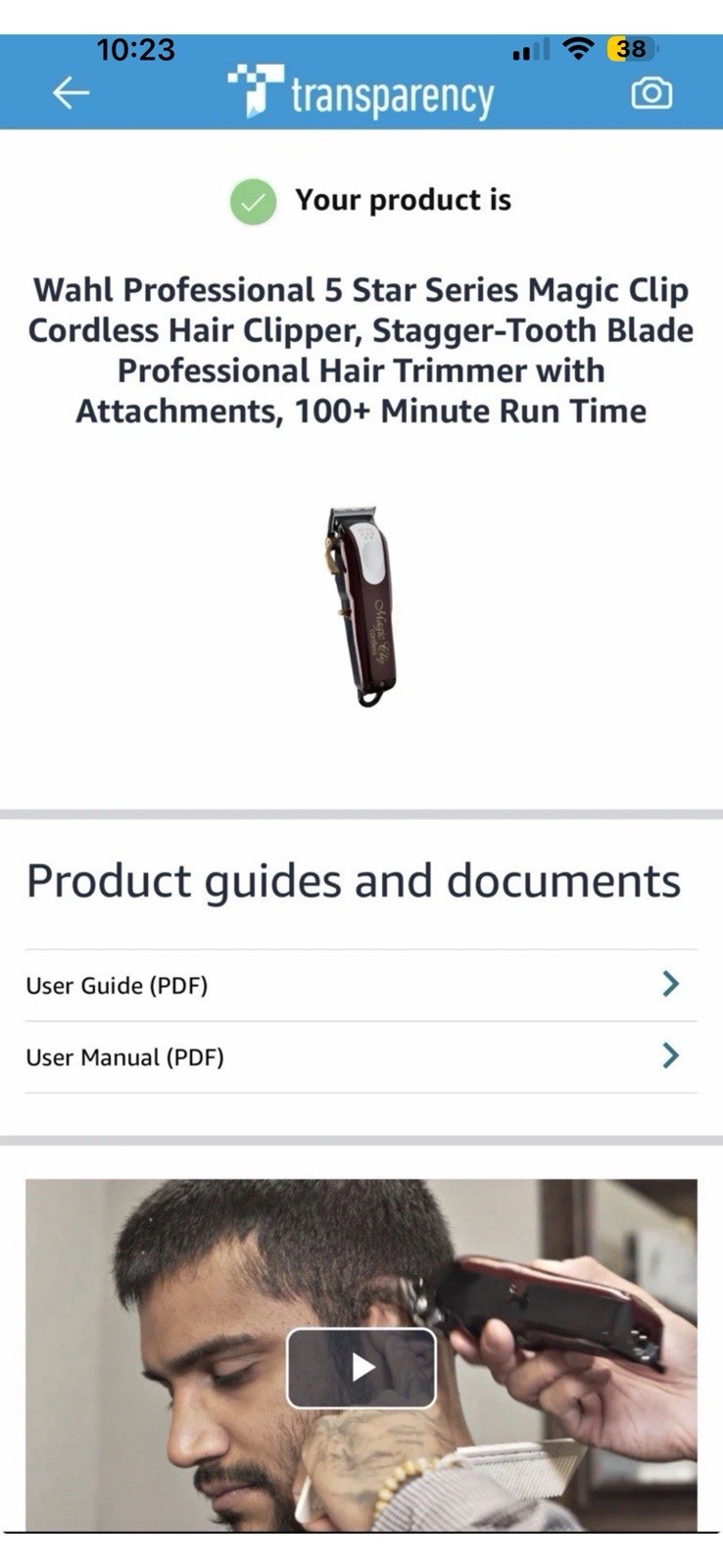 Wahl Professional 5-Star Cordless Magic Clip Hair Clipper 8148 FACTORY SEALED US