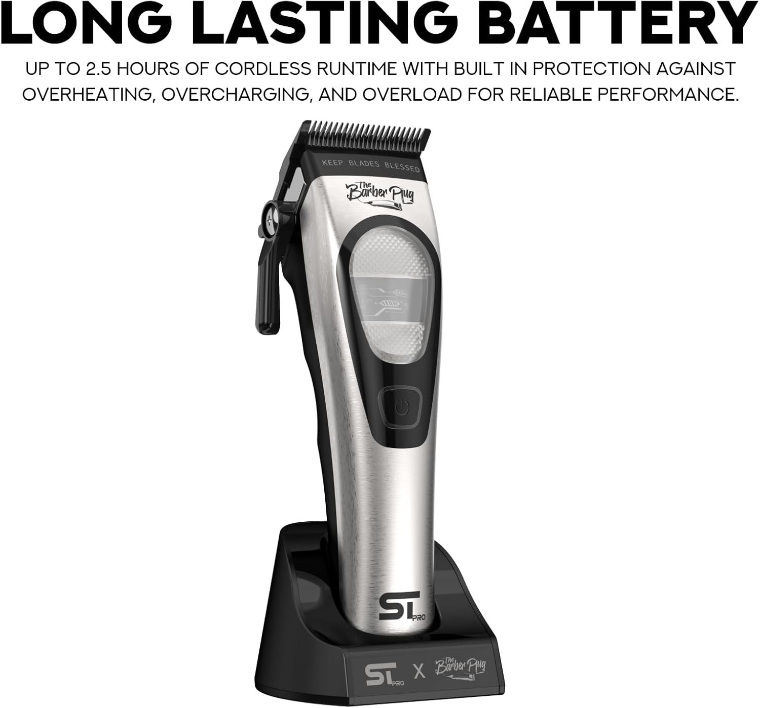 Supreme Trimmer TORQ Clipper with Low Noise, Brushless Drone Motor | STC781