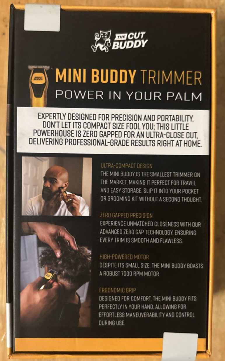The Cut Buddy Mini Buddy Cordless Trimmer/Clipper… FREE S&H!