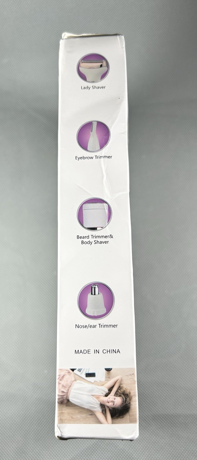 Womens Grooming Kit, Rechargeable USB 5V 3W Shaver 4 in 1 RF-3028 KIT
