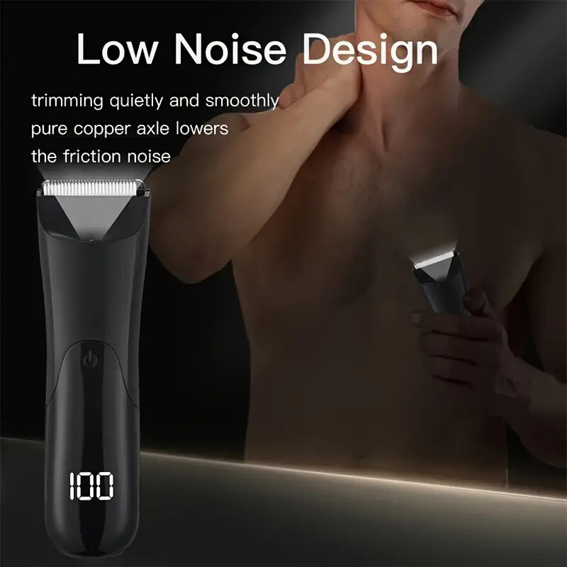 Manscape Groin Hair Trimmer for Men’s Electric Ball Trimmer Wet/Dry Body Shaver