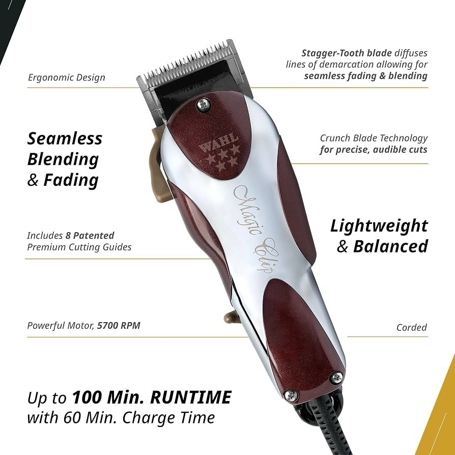 Wahl 5-Star Magic Clip Corded Clipper Model 8451 – Brand New, Unopened