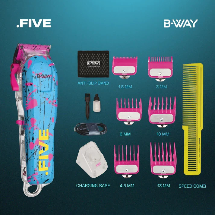 BWAY FIVE Clipper – 7800 RPM Constant Power, Ceramic Blade Pro Cutter