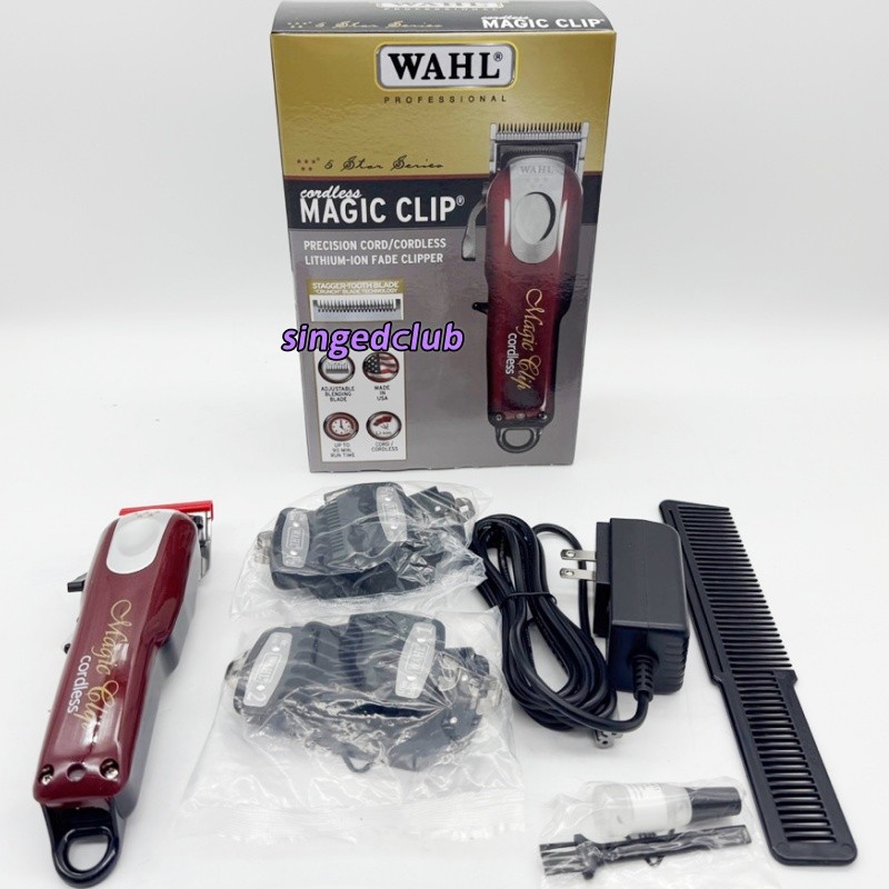 Wahl 8148 Professional 5-Star Series Cordless Magic Clip Cord / Clipper NEW
