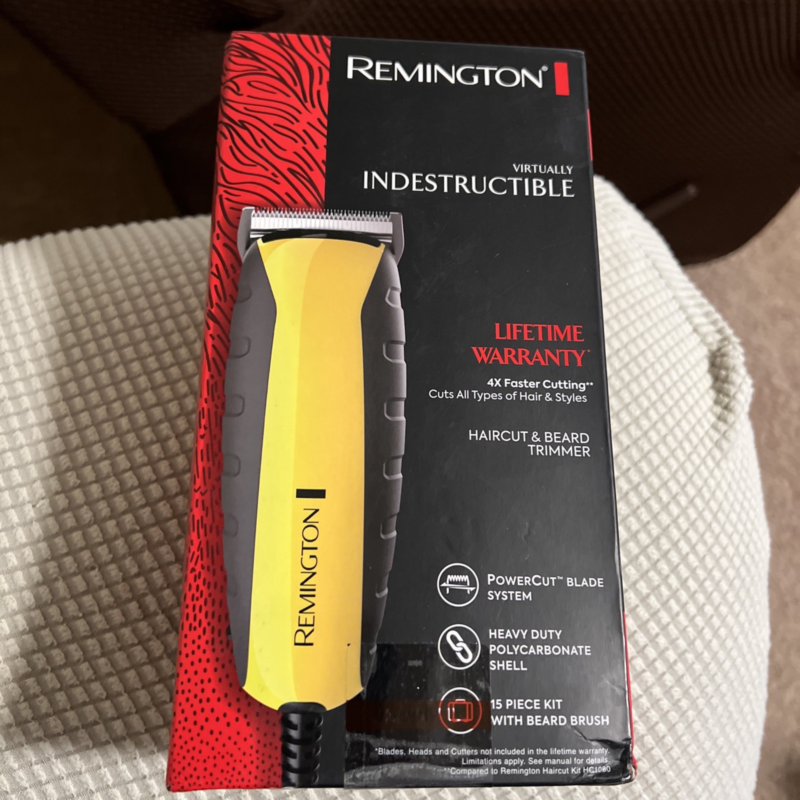 Remington Virtually Indestructible Haircut And Beard Trimmer 15 Piece Kit HC5855