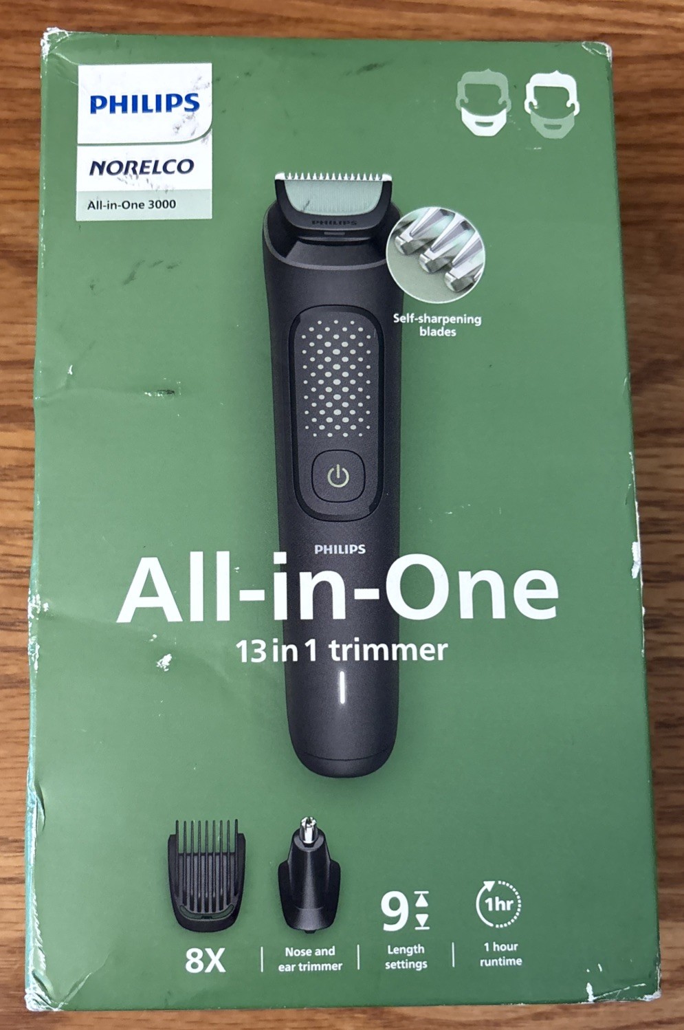 Philips Norelco All-In-One 3000 Series 13-in-1 Beard & Hair Trimmer MG3919/50