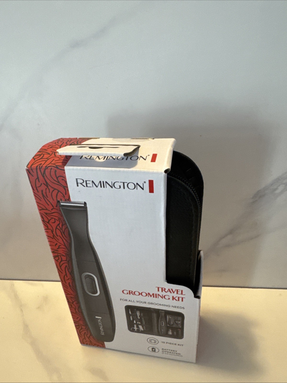 Remington 15 Piece Men’s Grooming Kit Battery Powered 1AA Included USA Seller