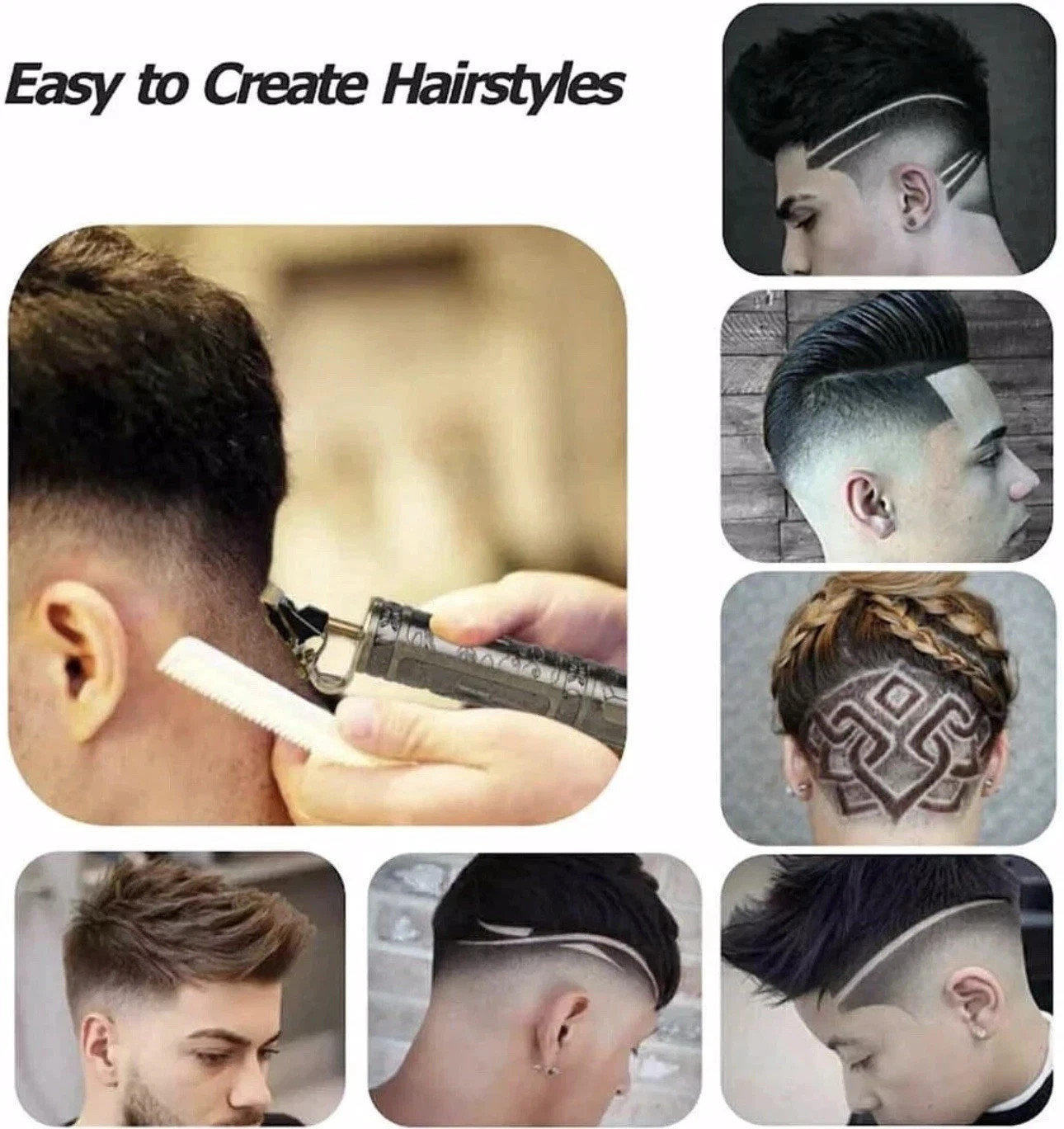 Vintage T9 Barbeador Dragon Beard Hair Trimmer | Cutter Machine for Men | USB