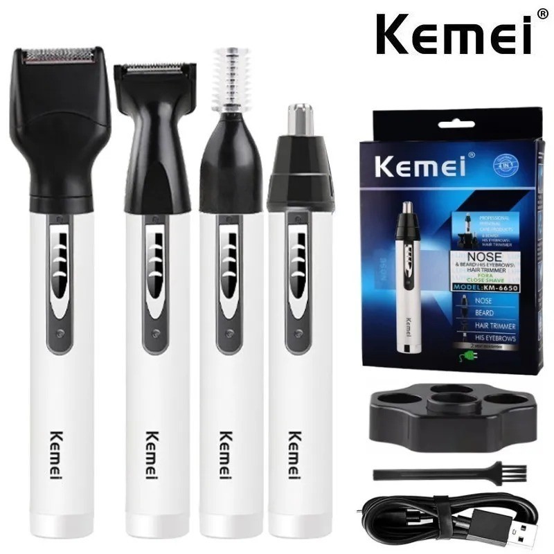 Electric Nose Ear Hair Trimmer Eyebrow Shaver Clipper Groomer Cleaner tool