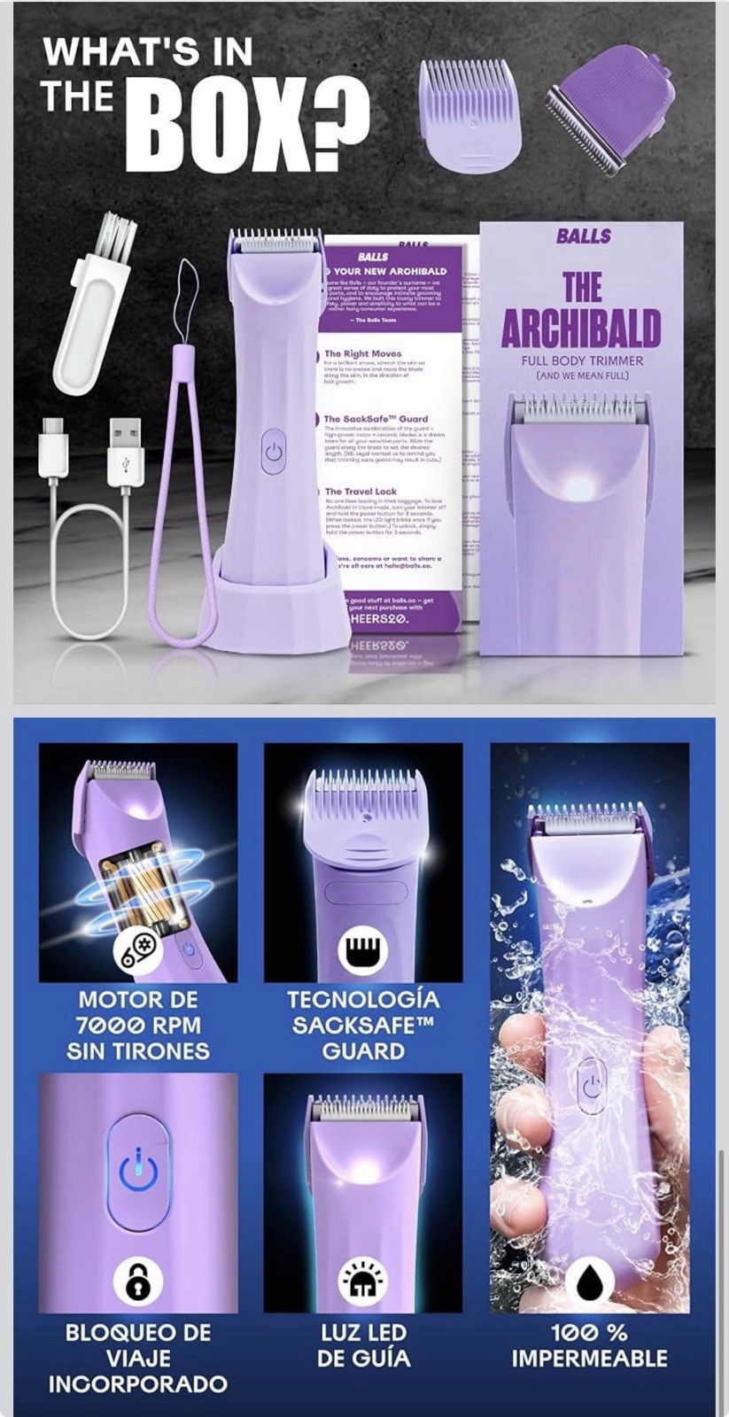 Balls The Archibald Full Body Trimmer