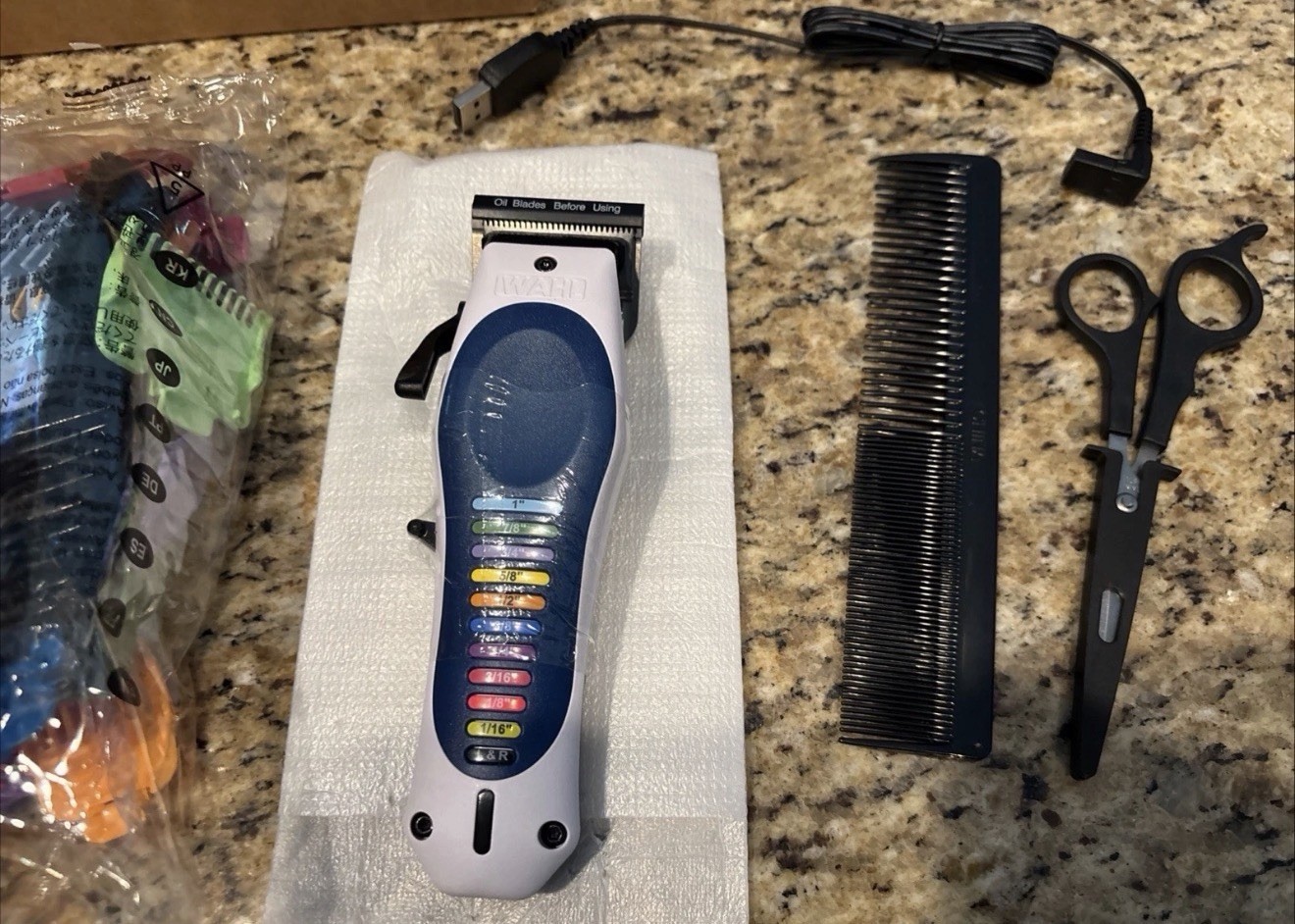 Wahl Color Pro Cordless Haircut & Touch-Up Clipper Kit | Open Box New 3026594