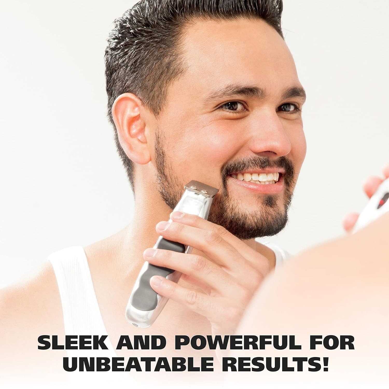 Groomsman Rechargeable Beard Trimmer Kit in Silver/Black