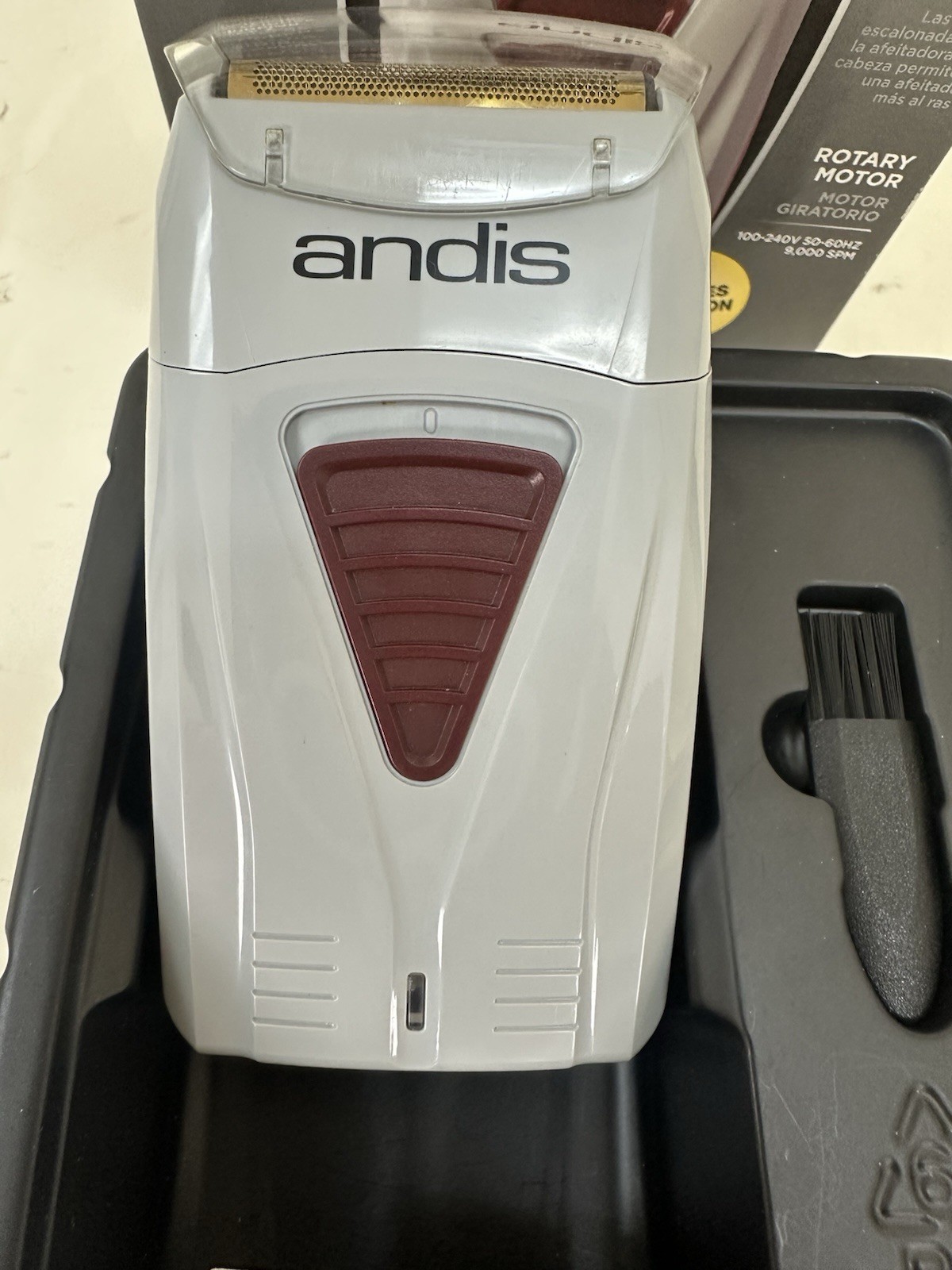 Andis ProFoil Lithium Titanium Foil Shaver Gray 17150 No Charger